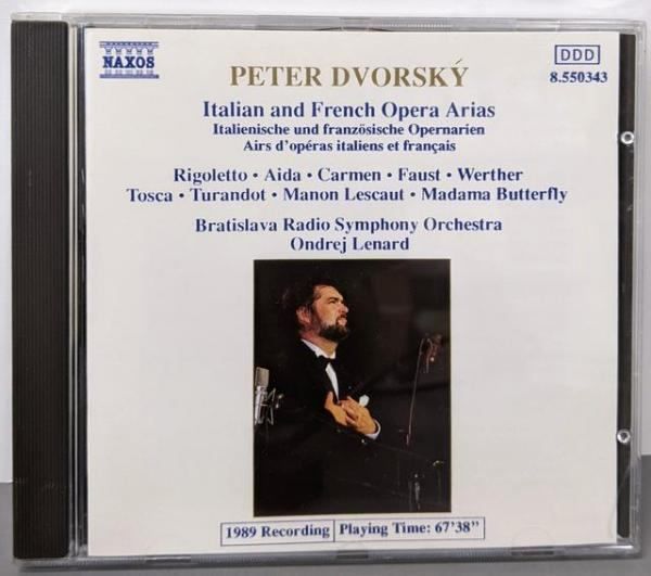 【中古CD】[フランス&amp;イタリア・オペラアリア集]／オンドレイ・レナールト (指揮者)/ペーター・ドヴォルスキー (テノール)/スロヴァキア放送交響楽団 中古CD】[フランス&イタリア・オペラアリア集]／オンドレイ