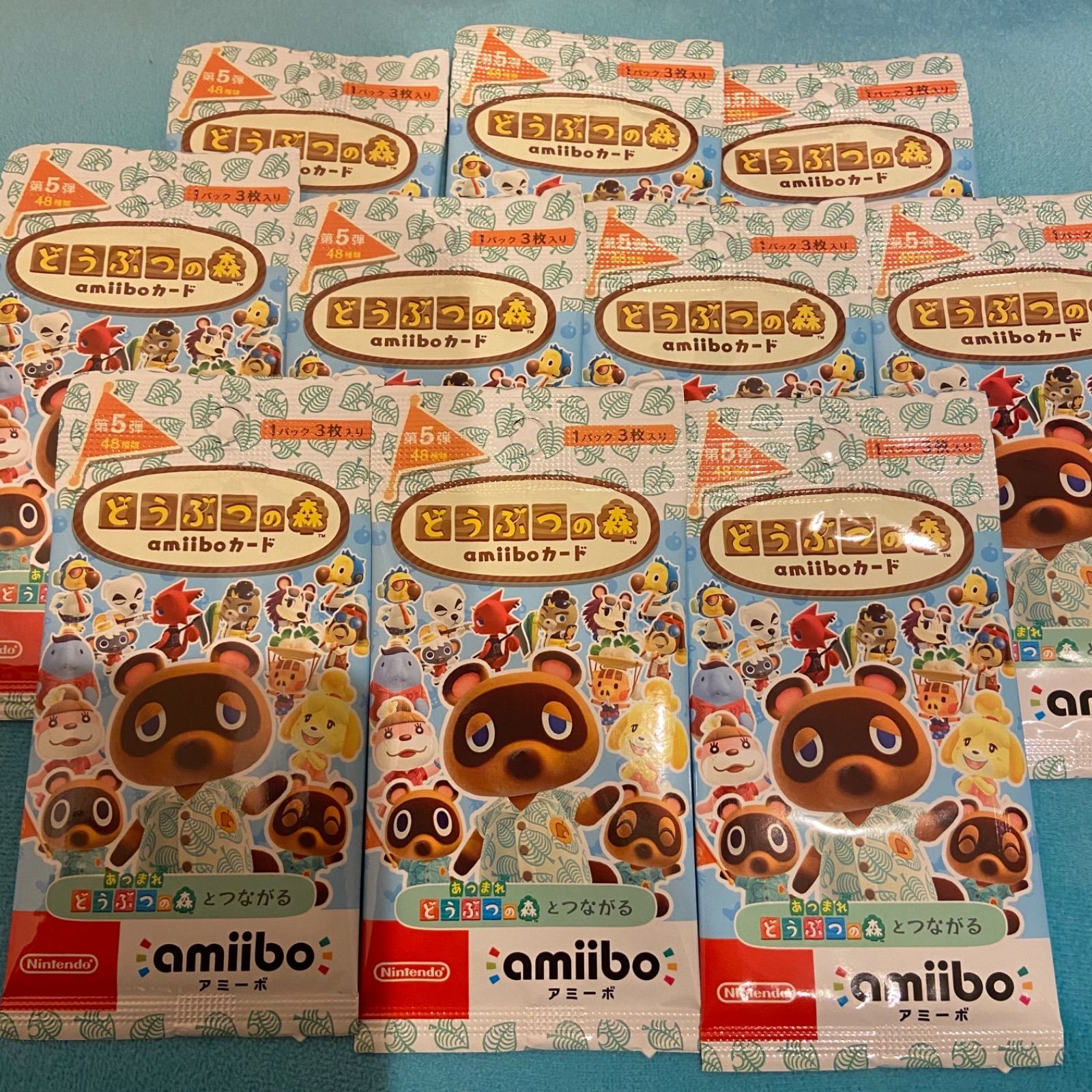 セール中‼️どうぶつの森amiiboカード第3弾 10パックセットあつもり