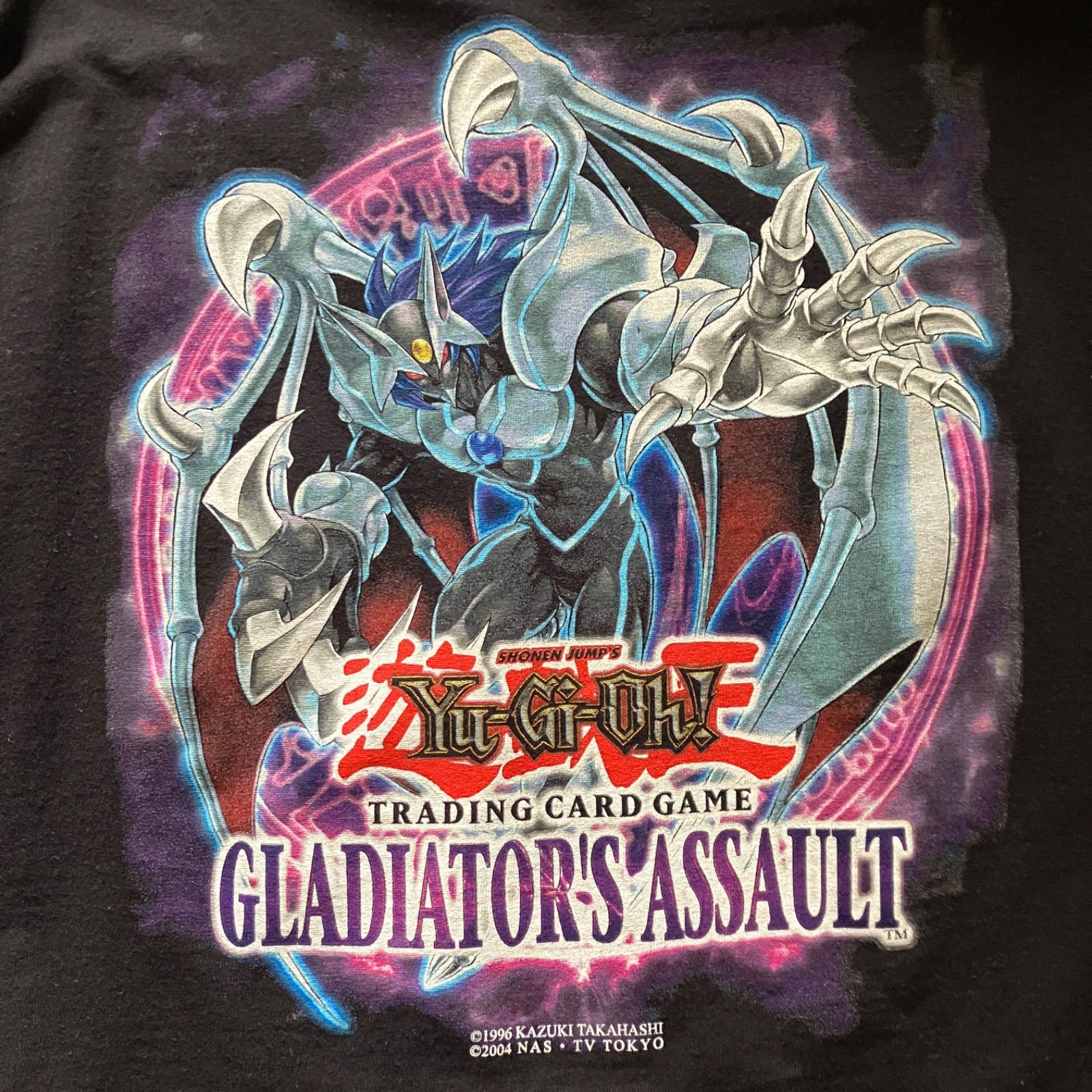 00s Yu-Gi-Oh GLADIATOR'S ASSAULT promo tee 遊戯王 Tシャツ 当時もの