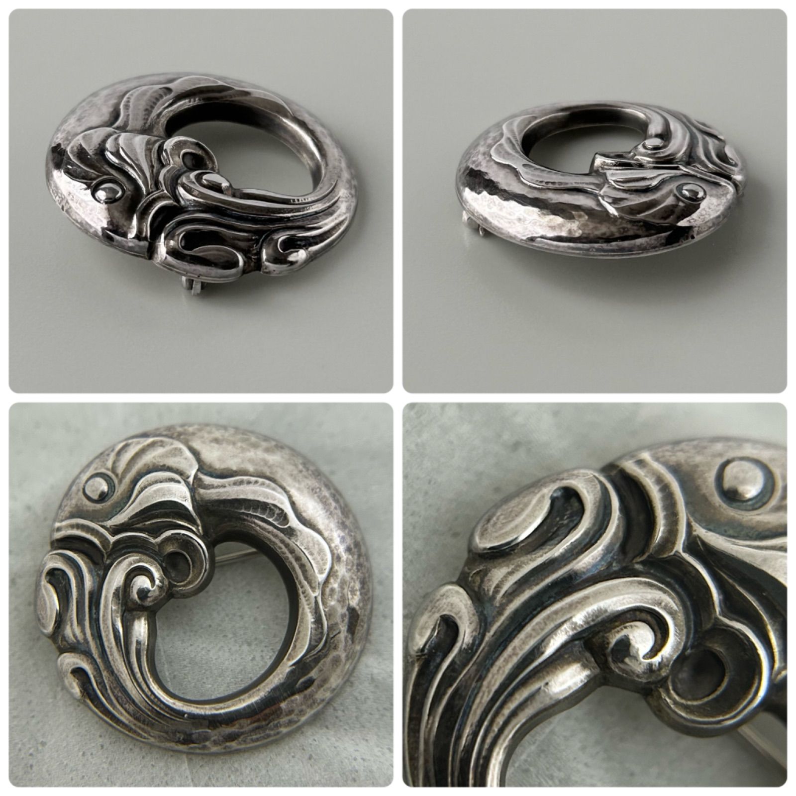 ジョージジェンセン ブローチ 10 フィッシュ 魚 AG925