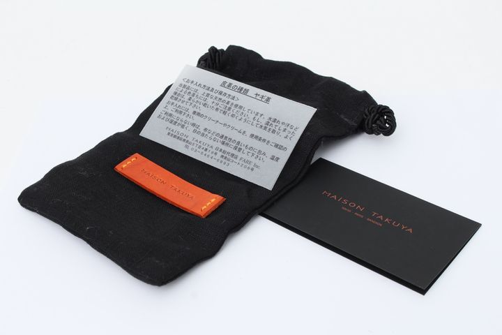 メゾンタクヤ iPhone5ケース ヤギ革 ゴートレザー 未使用 アイフォン カバー ブランド 黒 メンズ ブラック MAISON TAKUYA メゾンタクヤ iPhone5ケース ヤギ革 ゴートレザー 未使用