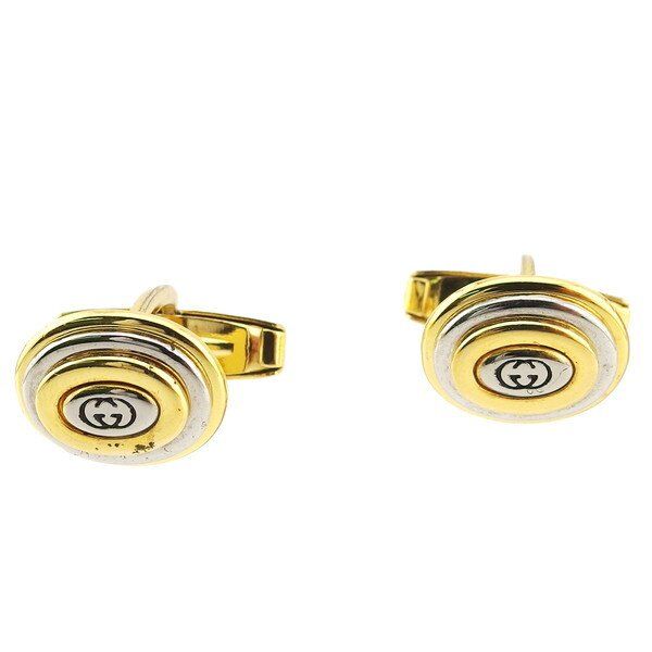グッチ GUCCI カフス インターロッキングG ダブルG スウィヴル式