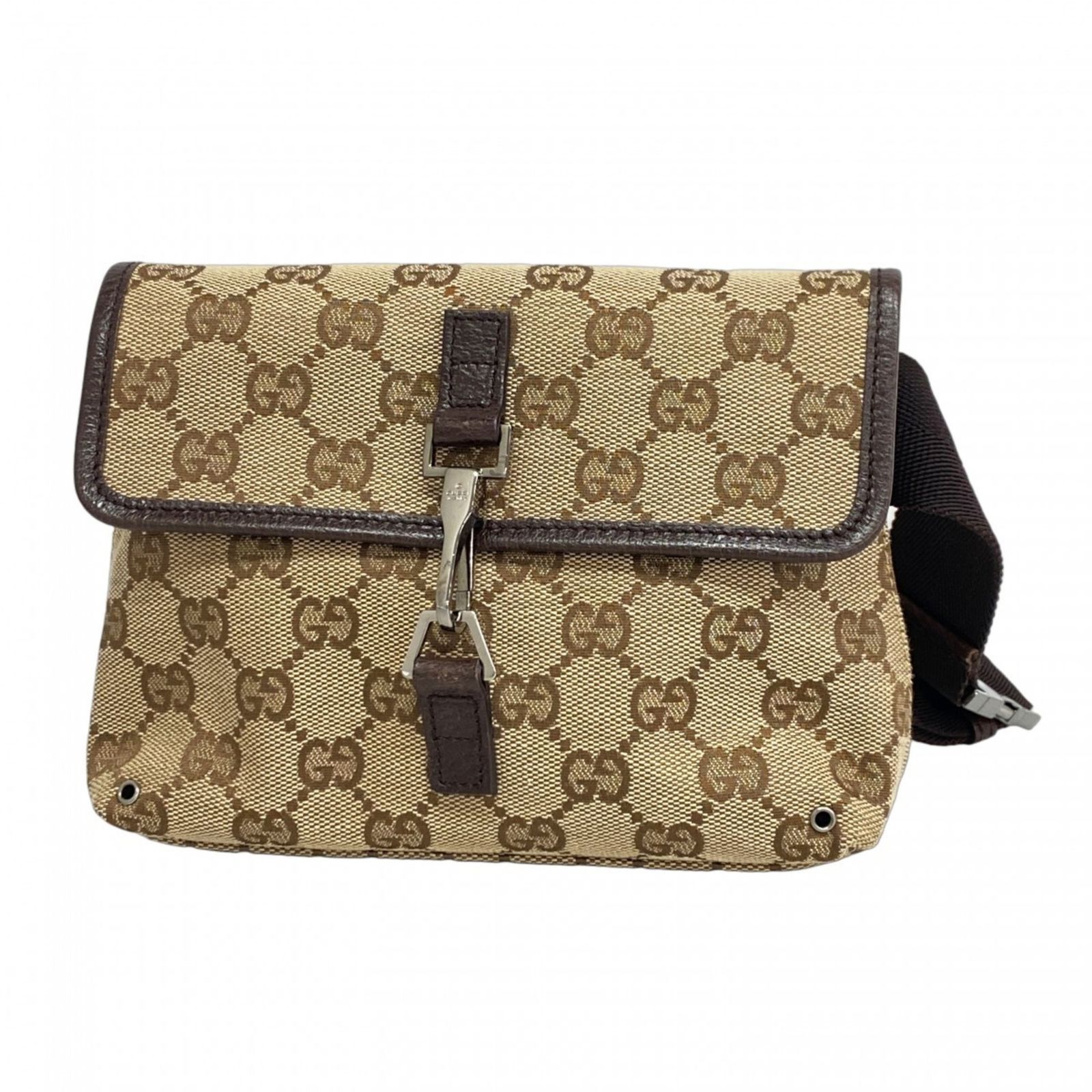 グッチ Gucci グッチ ウエストバッグ GGキャンバス 92543 キャンバス ブラウン レディース