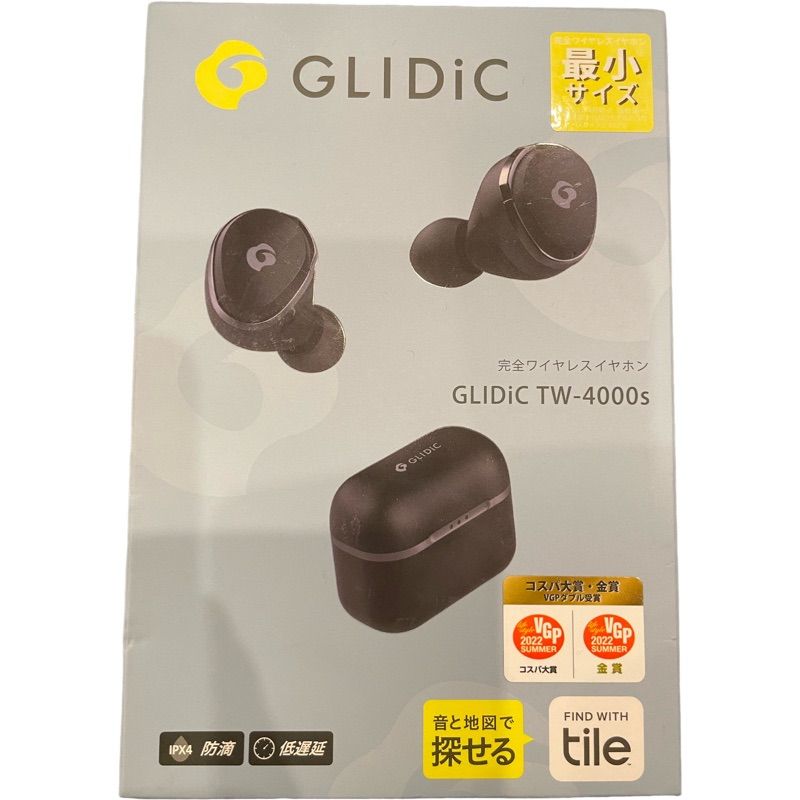 GLIDiC TW-4000s ブラック ワイヤレスイヤホン GLIDiC、通話用のAI