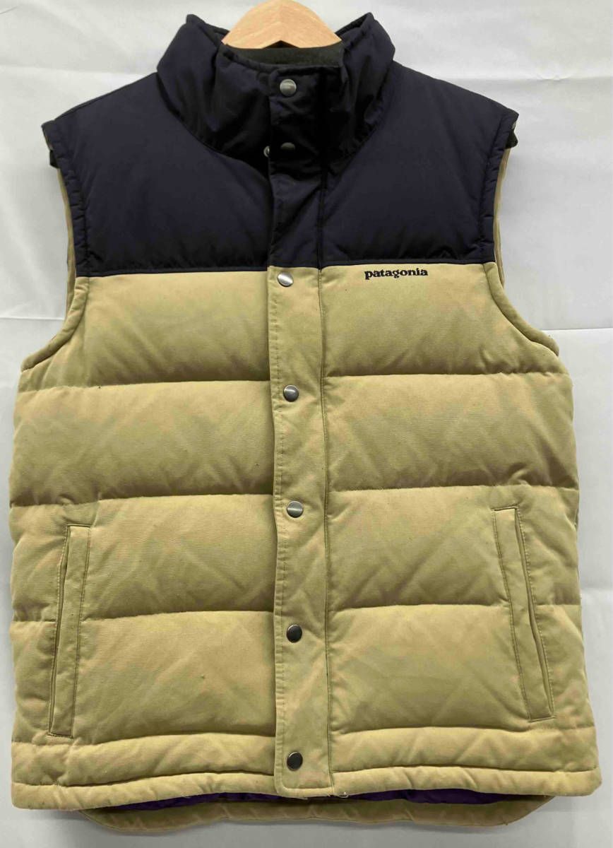 patagonia パタゴニア Bivy Down Vest ビビーダウンベスト Sサイズ ベージュ - メルカリ