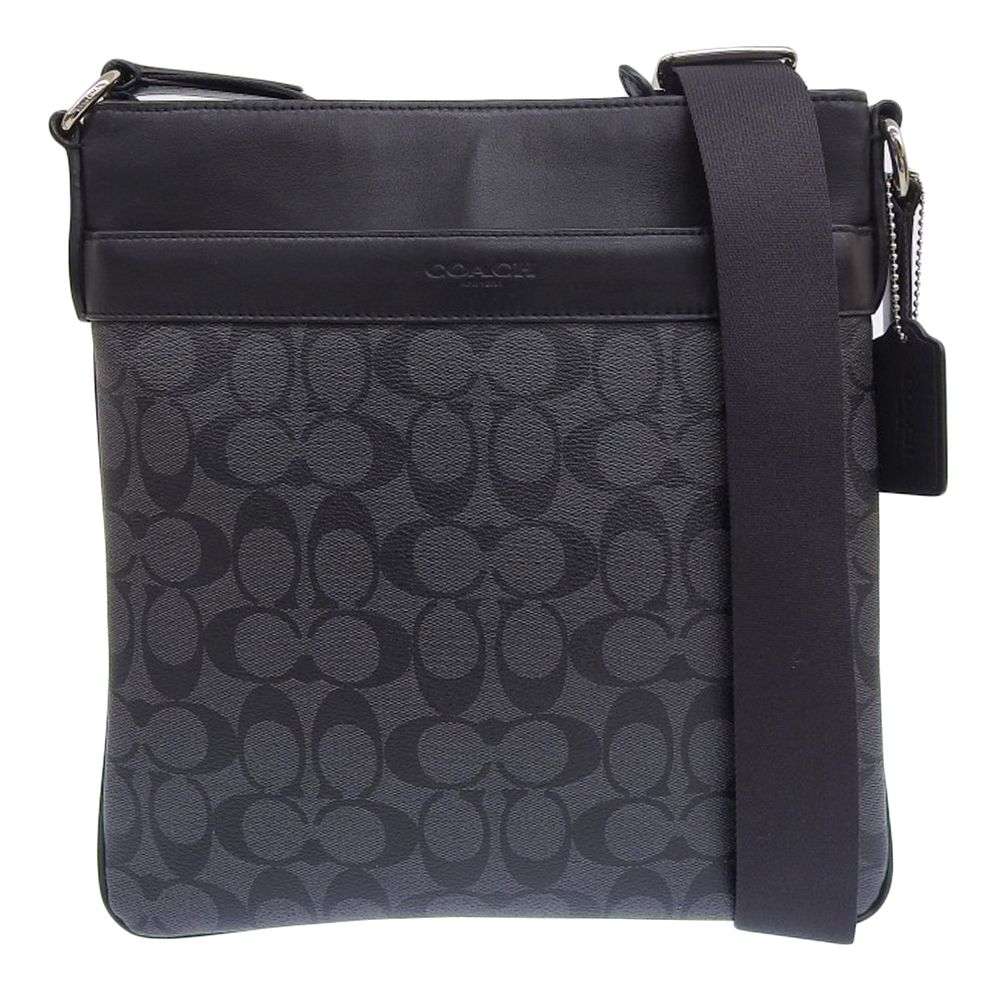 本物保証】 希少 レア 超美品 コーチ COACH シグネチャー 斜め掛け