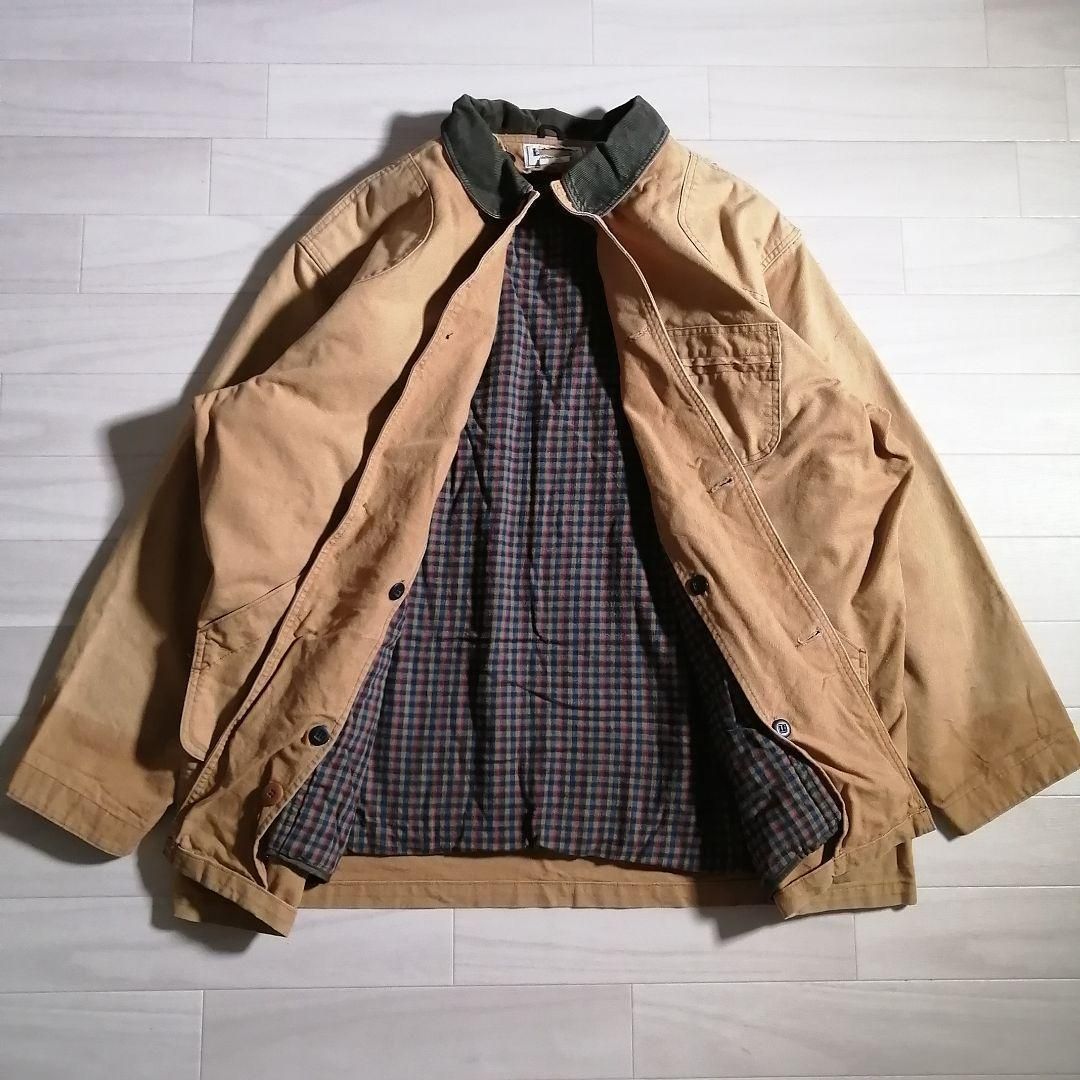 古着 USA製 80年代 80s L.L.Bean エルエルビーン ハンティングジャケット カバーオール プリマロフト ライナー付き ベージュ  メンズXL /N487 - メルカリ