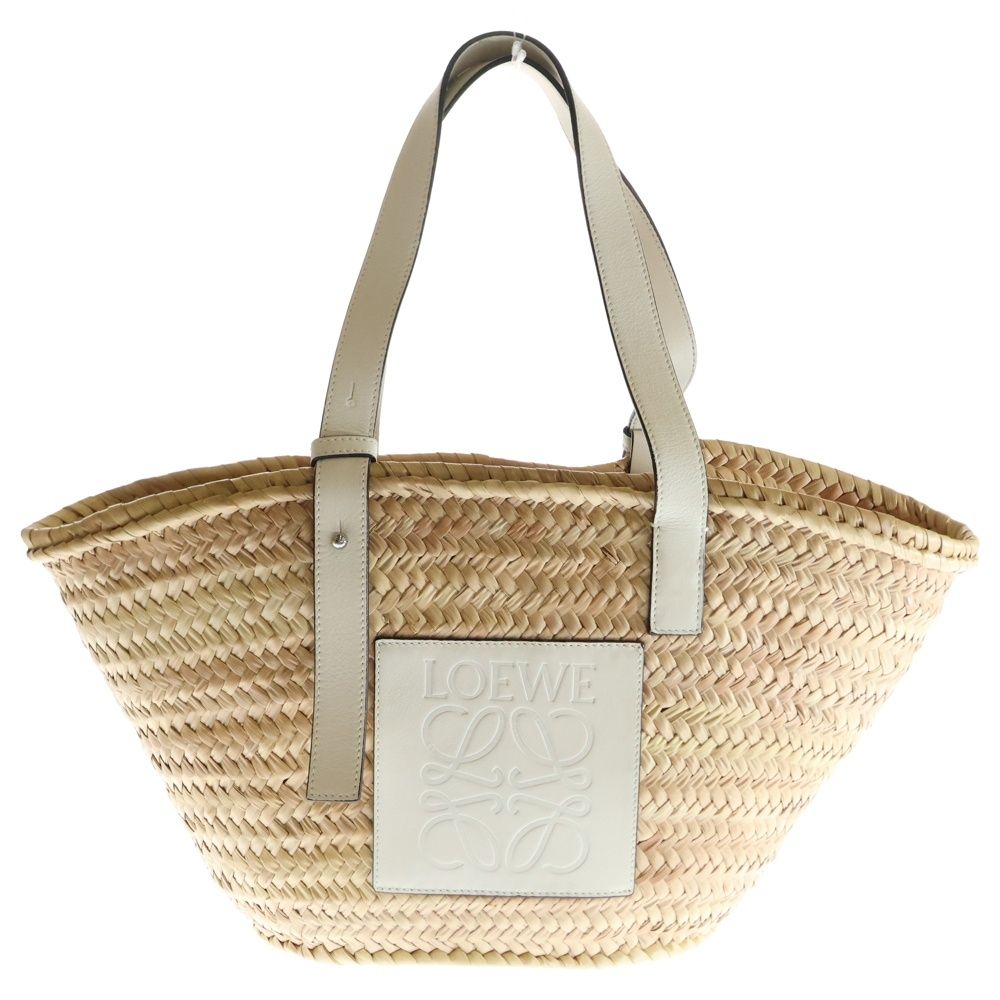 ロエベ LOEWE ロゴ入り かごバッグ 保存袋付き ロエベ LOEWE ロゴ入り かごバッグ 保存袋付き 正規品 LOEWE ロゴ入り
