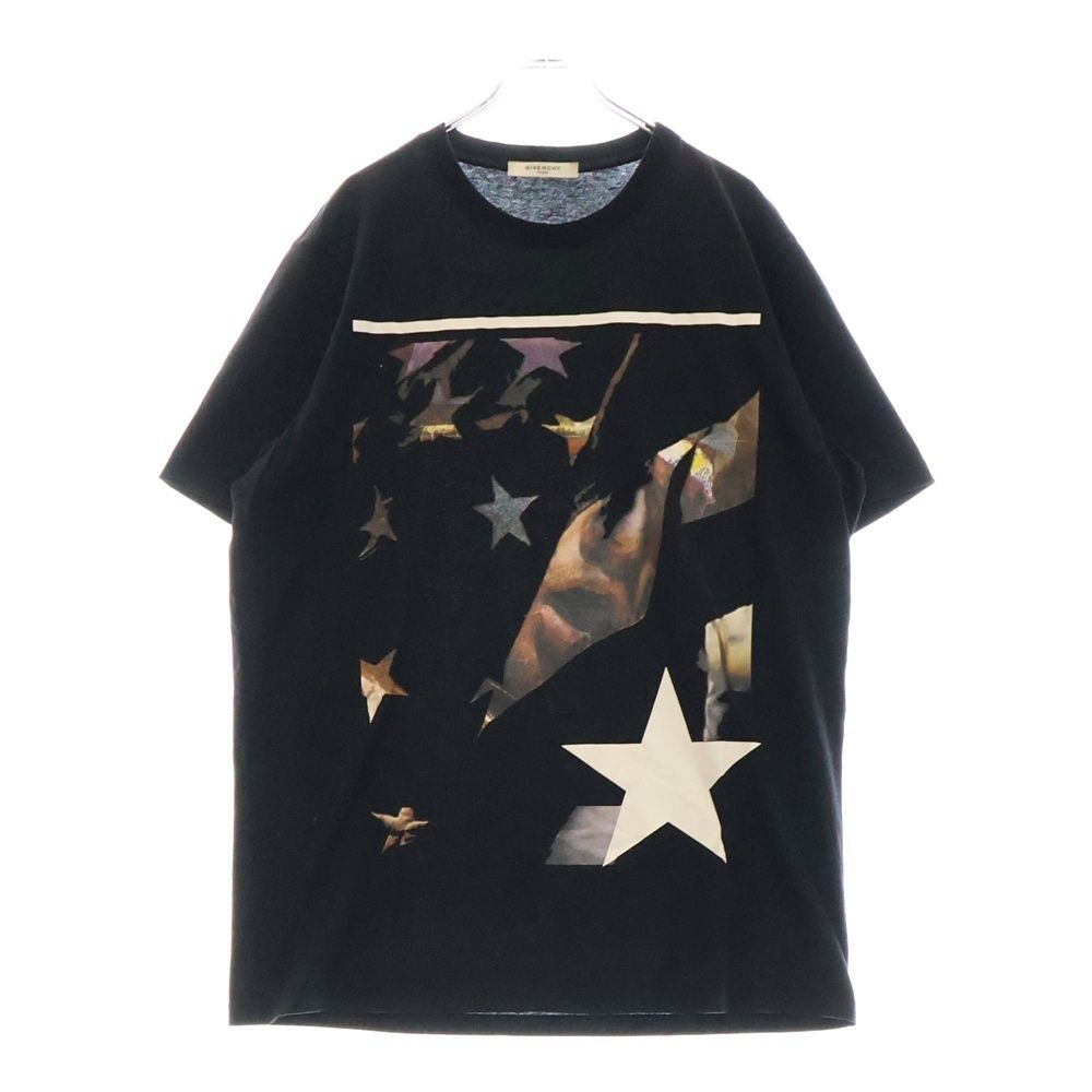 GIVENCHY ジバンシィ 13AW スタープリント 半袖Tシャツ カットソー ブラック 13A 7795 478