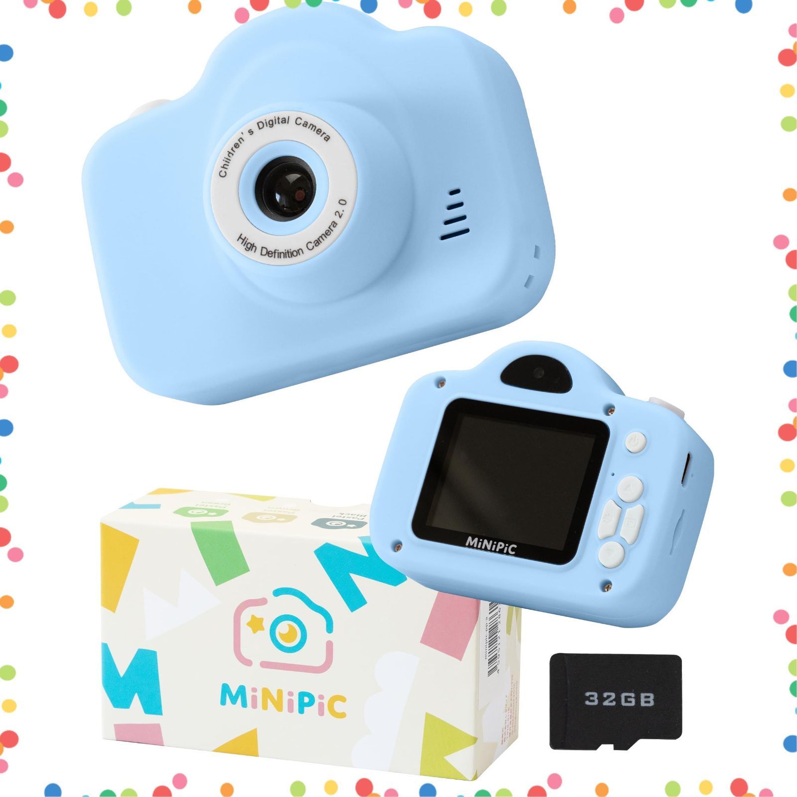 セール トイカメラ キッズカメラ 子供用カメラ ミニピク MiNIPIC