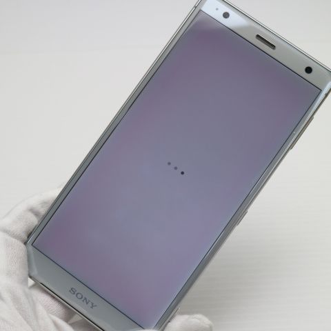 超美品 SOV37 Xperia XZ2 シルバー スマホ 即日発送 スマホ 白