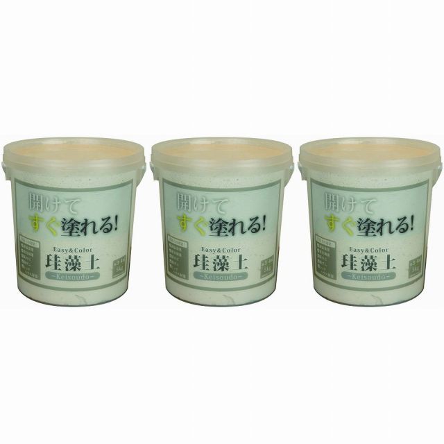 ワンウィル - ＥＡＳＹ＆ＣＯＬＯＲ - 珪藻土 - ５ｋｇ - ホワイト 3個セット