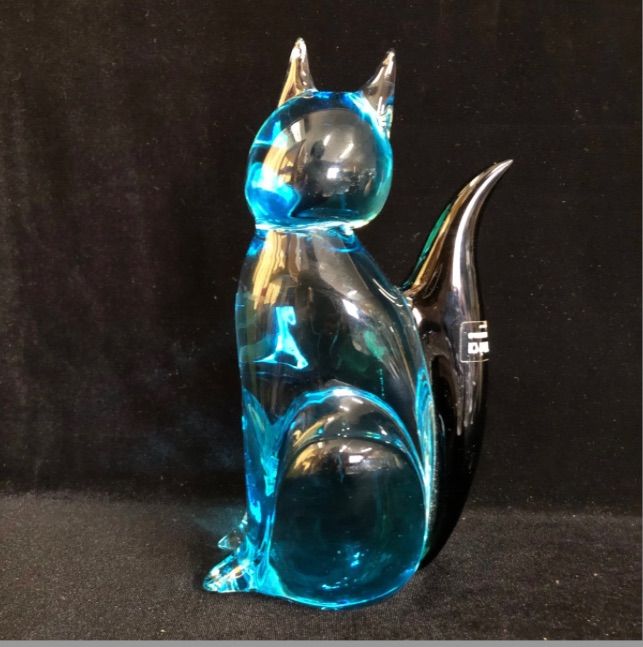 希少 イタリア伝統工芸 MURANO GLASS フォルミア ムラーノ 猫 - メルカリ