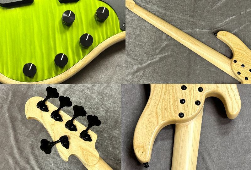 new】Alusonic / J-Special Deluxe 5 Natural - Lime Green new】Alusonic / J-Special Deluxe 5 Natural - Lime Green