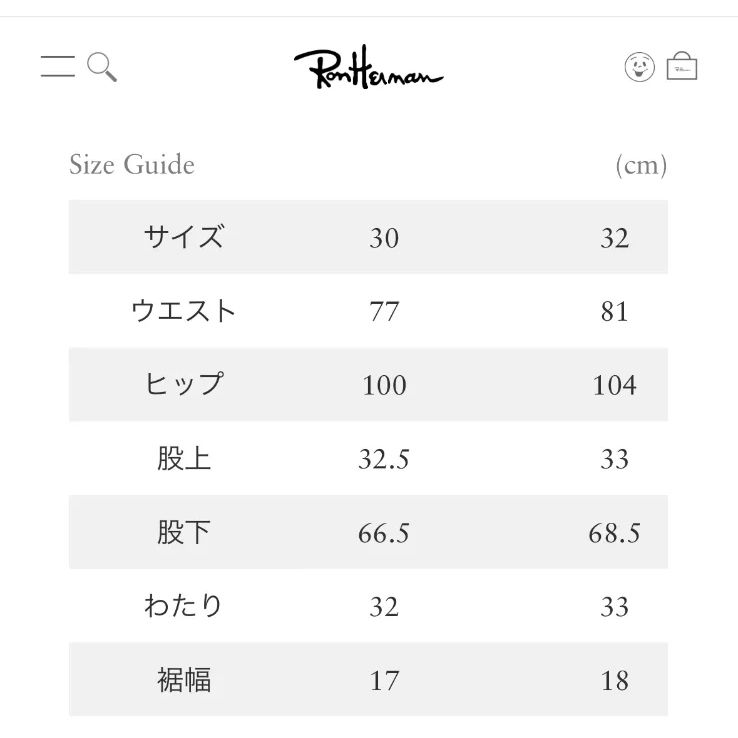 未使用 Dickies別注 RHC オリジナルワイドフィット テパード パンツ 黒