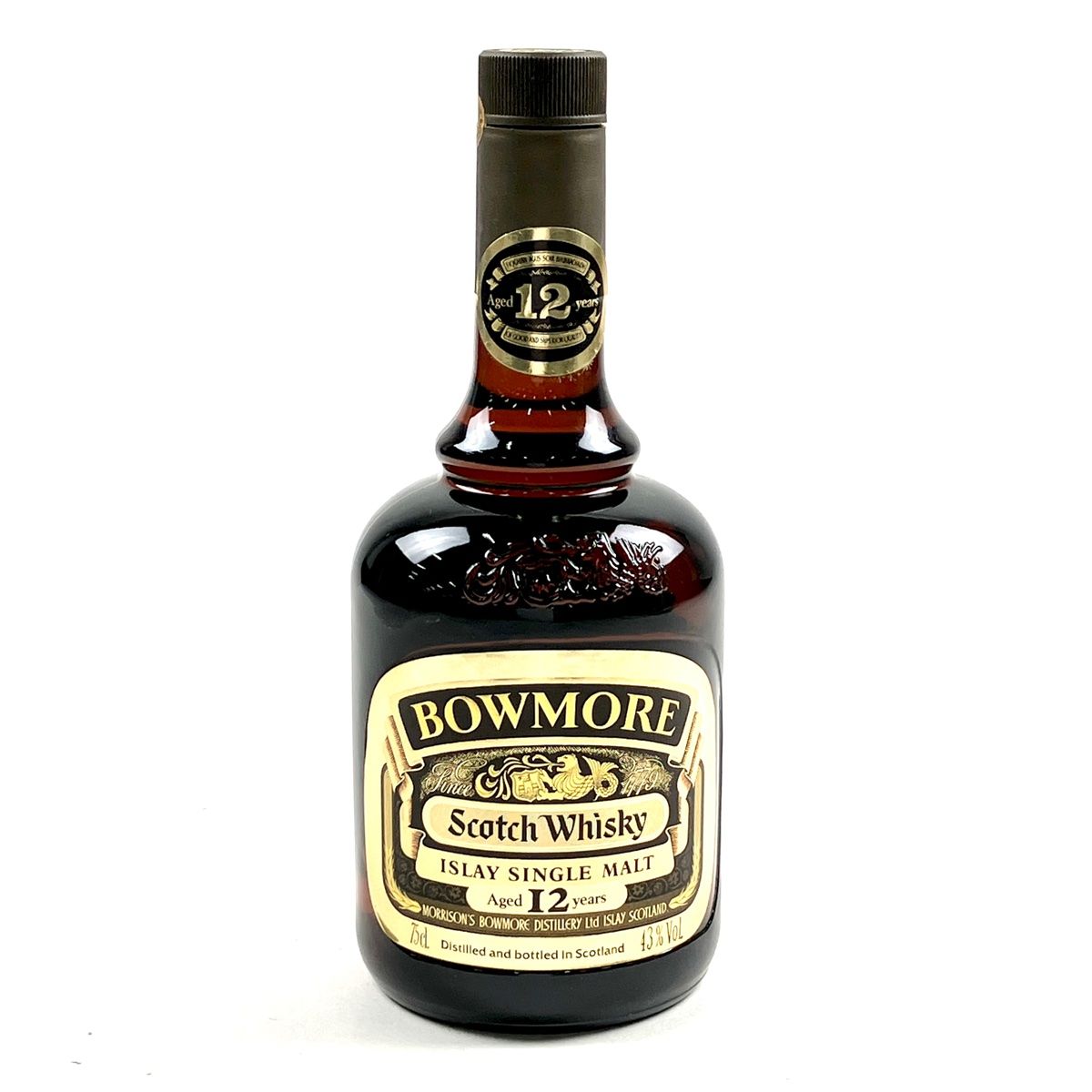 ボウモア BOWMORE 12年 ダンピーボトル 750ml スコッチウイスキー シングルモルト 【古酒】 - メルカリ