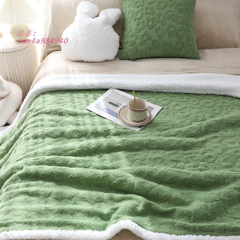 フラワーブランケット秋冬加絨毯厚手保温ブランケットリビングソファブランケット寝室レジャーブランケット am4a984940