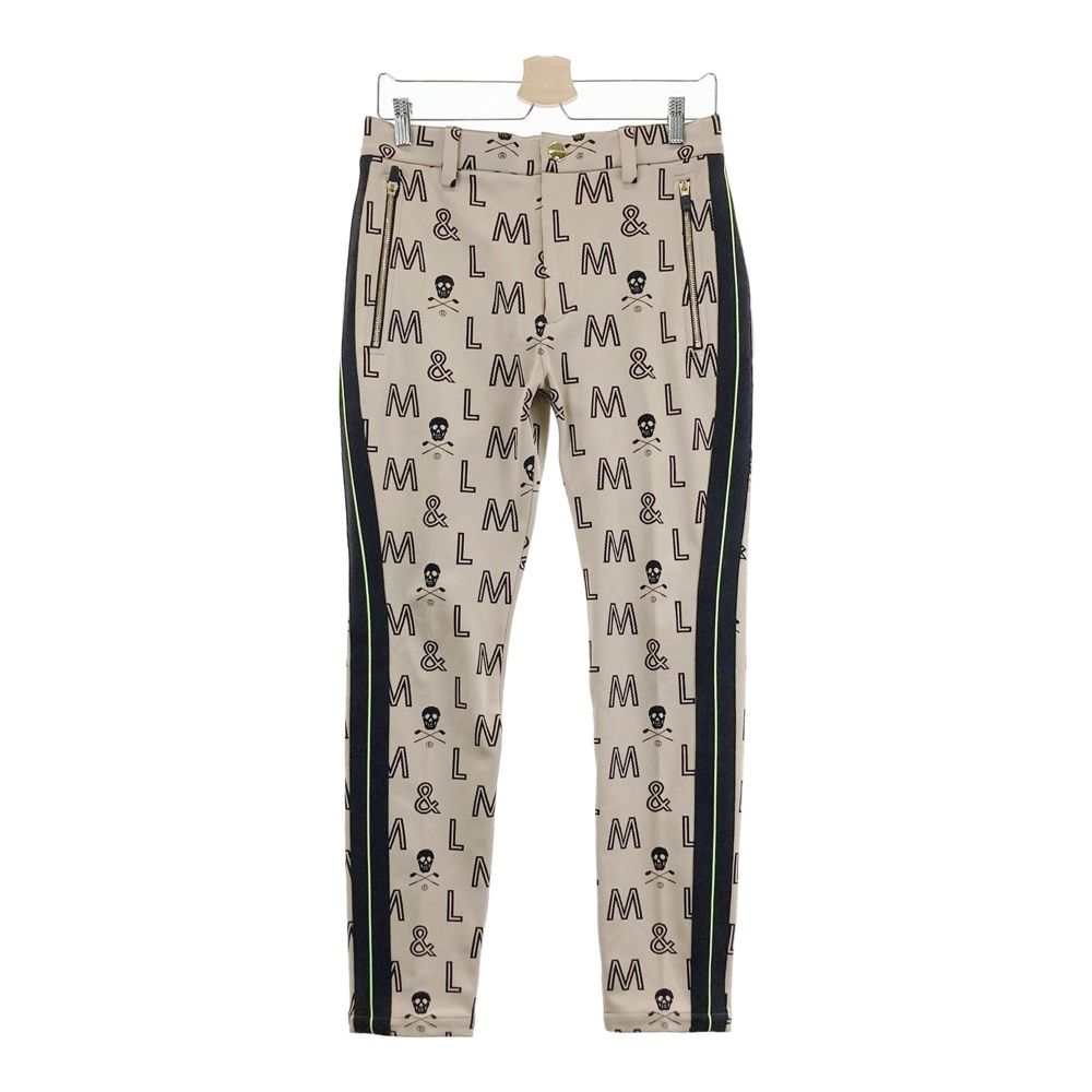 サイズ 44 MARK-LONA マークアンドロナ サイドライン ストレッチパンツ 総柄 ベージュ系 240101539051 ゴルフウェア メンズ ストスト