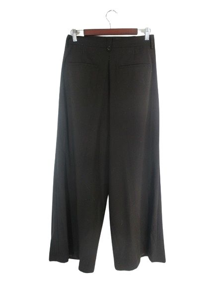 パンダ ベルト付きワイドレッグバミューダパンツ - ブラック | ZARA