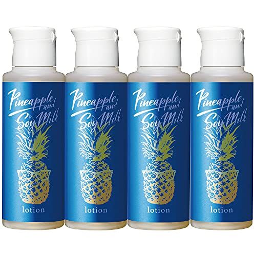 鈴木ハーブ研究所 パイナップル豆乳ローション メンズ用 100 mL 4本セット アフターシェーブ