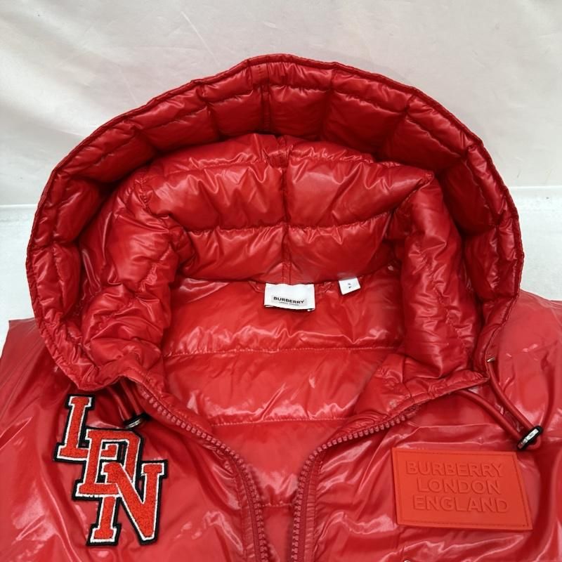 BURBERRY バーバリー ジャケット、上着 ダウンベスト RED POLYAMIDE 