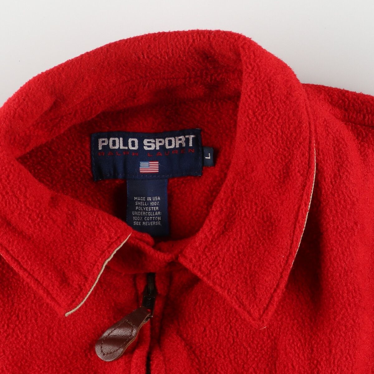 USED 90年代　USA製　polo sports スイングトップ　フリースポロスポーツラルフローレン