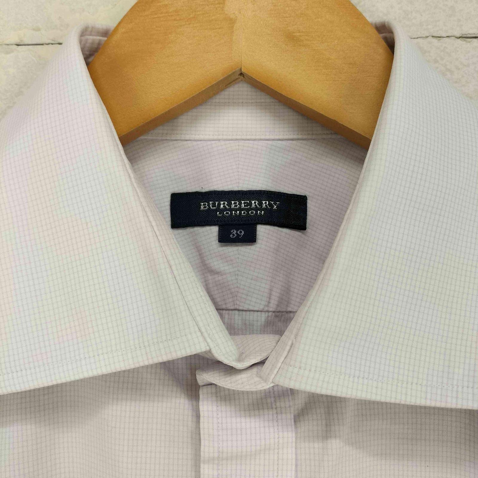 BURBERRY バーバリー チェック 長袖シャツ コットンポプリン ノバ