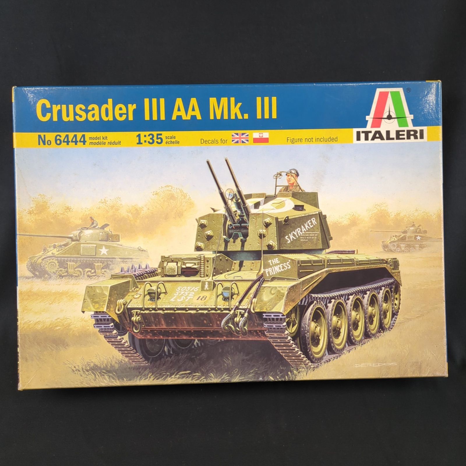 輸入キット 未開封品 イタレリ ITALERI 6444 1|35 Crusader III AA Mk.III クルセイダーⅢ AA Mk.III
