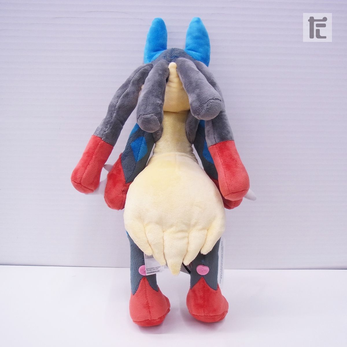【新品・紙タグ付き】 ポケモン メガルカリオ ぬいぐるみ ポケモンセンター ポケモンセンター ぬいぐるみ メガルカリオ 紙タグ付き