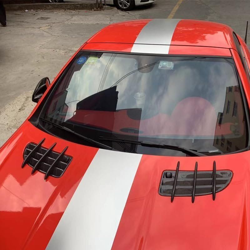 リアルカーボンファイバー ボンネットダミーダクト