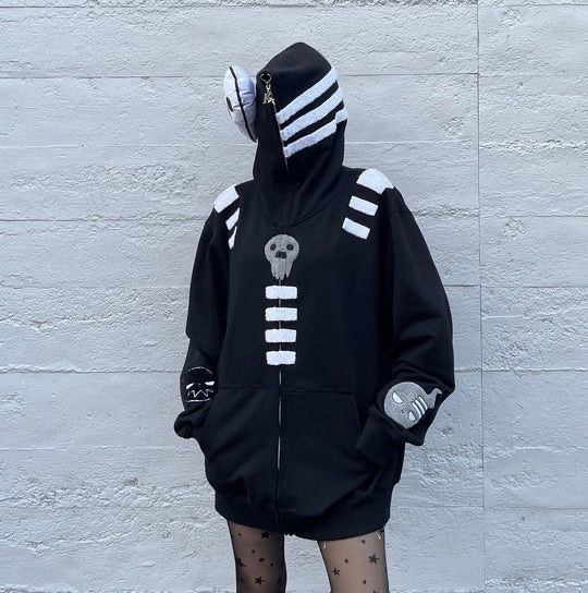 KaKazzy】ソウルイーター フルジップ パーカー 男女着用可 ユニ