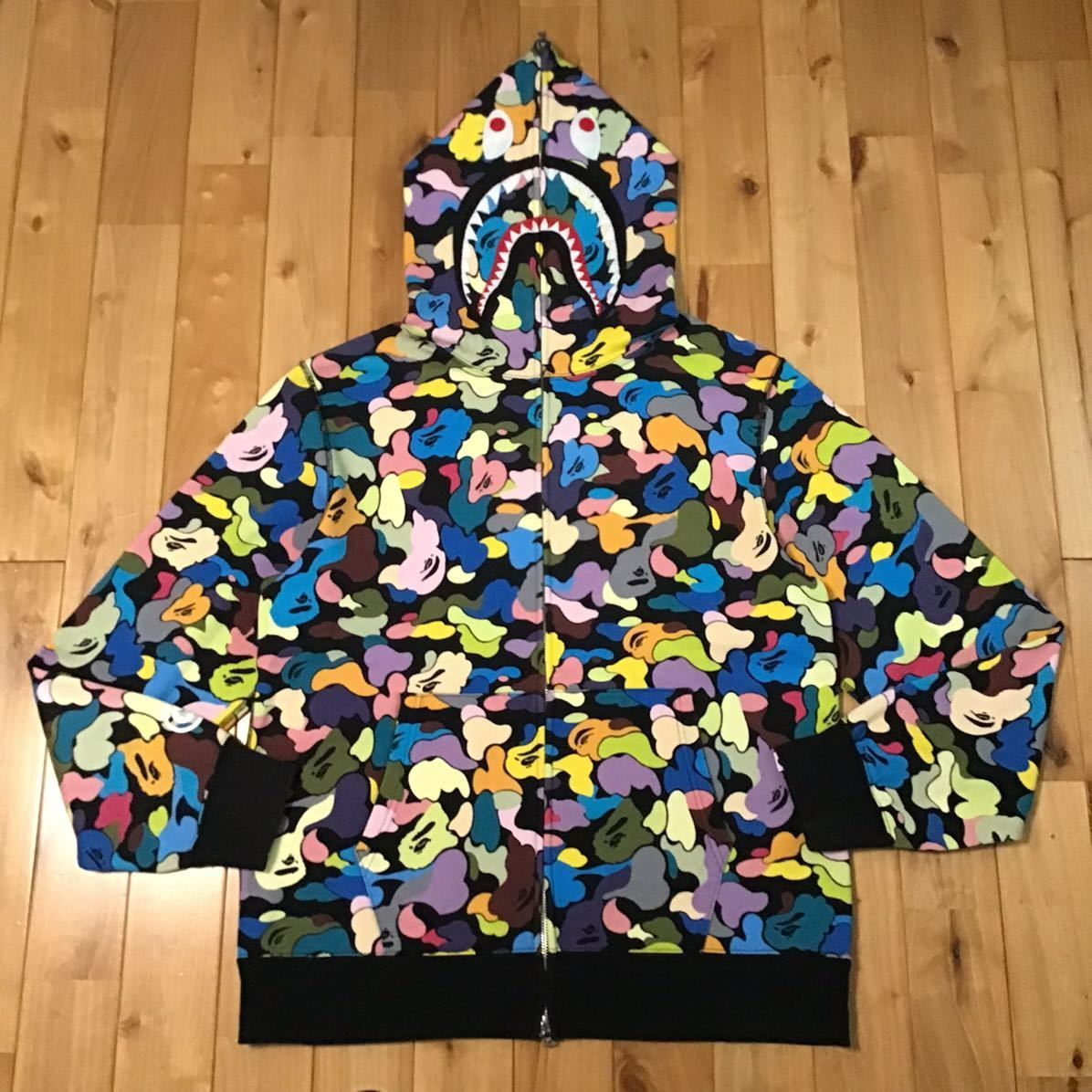 BAPEマルチカモ2ndシャークパーカー gorilla.family