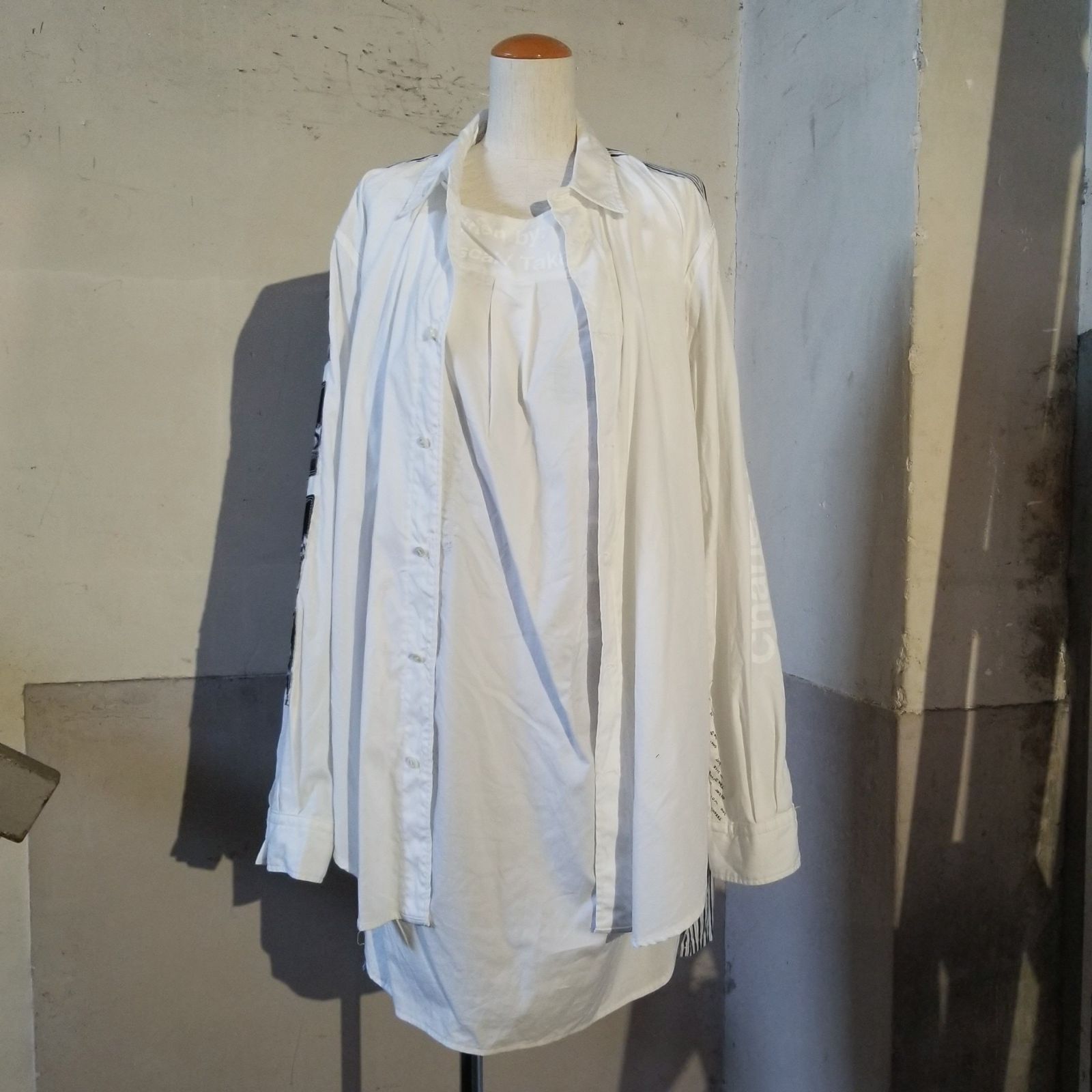 TAKAHIRO MIYASHITA The Soloist. 19ss 180° shirt.type Ⅰ 46