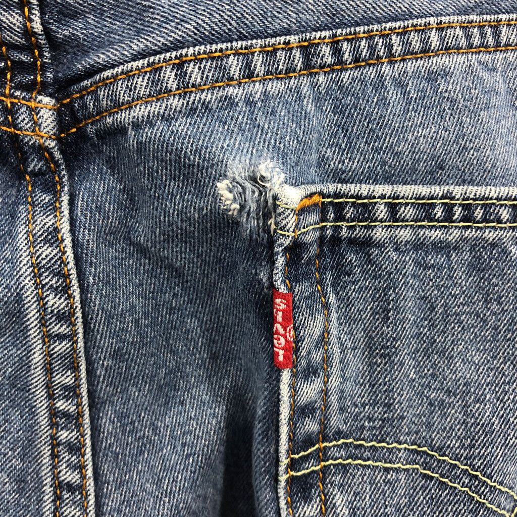 Levi's リーバイス 550 ルーズシルエット デニムパンツ ボトムス アメカジ ブルー (メンズ 34×32) 中古 古着 P9669