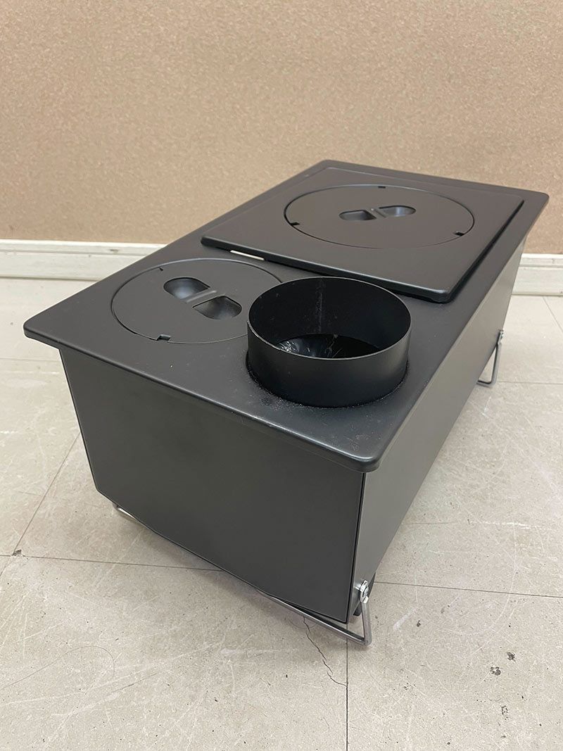 未使用品 キャプテンスタッグ KaMaDo 薪ストーブ 煙突 角型ストーブ