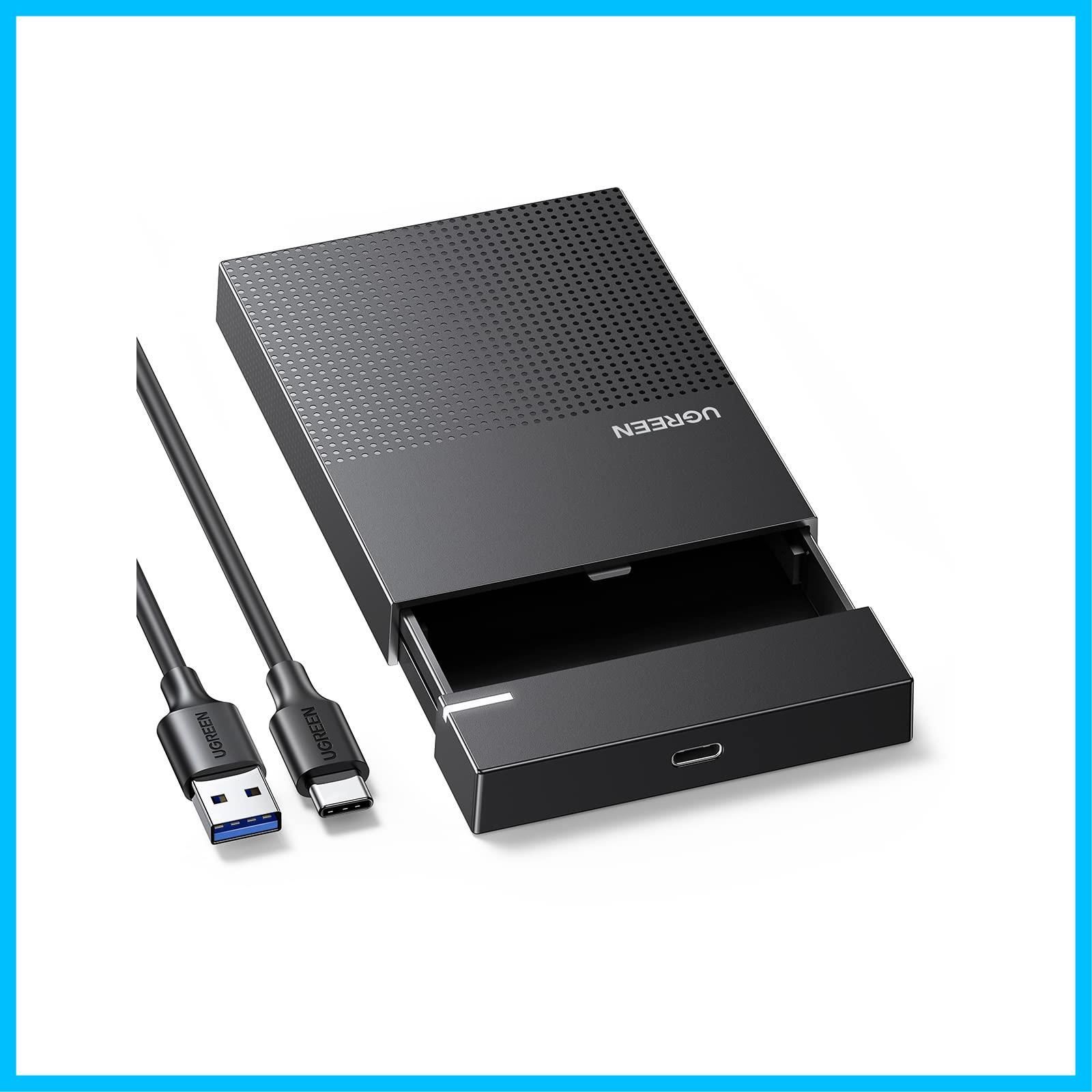 【数量限定】工具不要 ハードディスクケース 2.5インチ 2.5インチ Mac HDD/SSD対応 9.5mm/7mm 10TB大容量 OS/Windows/Linux等に対応 6Gbps高速転送速度 UASP対応 Type-C接続 【USB 【USB 3.0