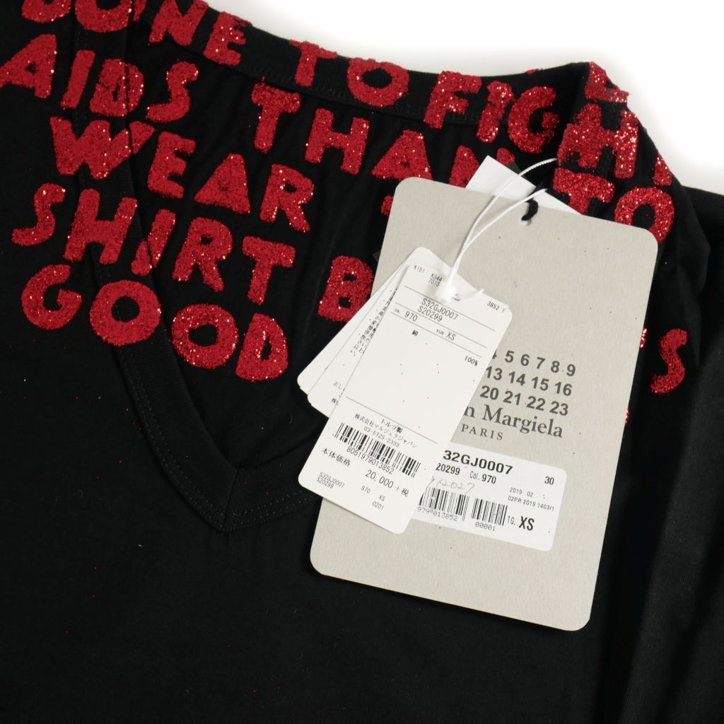 メゾンマルジェラ AIDSエイズ Tシャツ カットソーMaisonMargiela メゾンマルジェラ AIDSエイズ Tシャツ カットソーMaisonMargiela