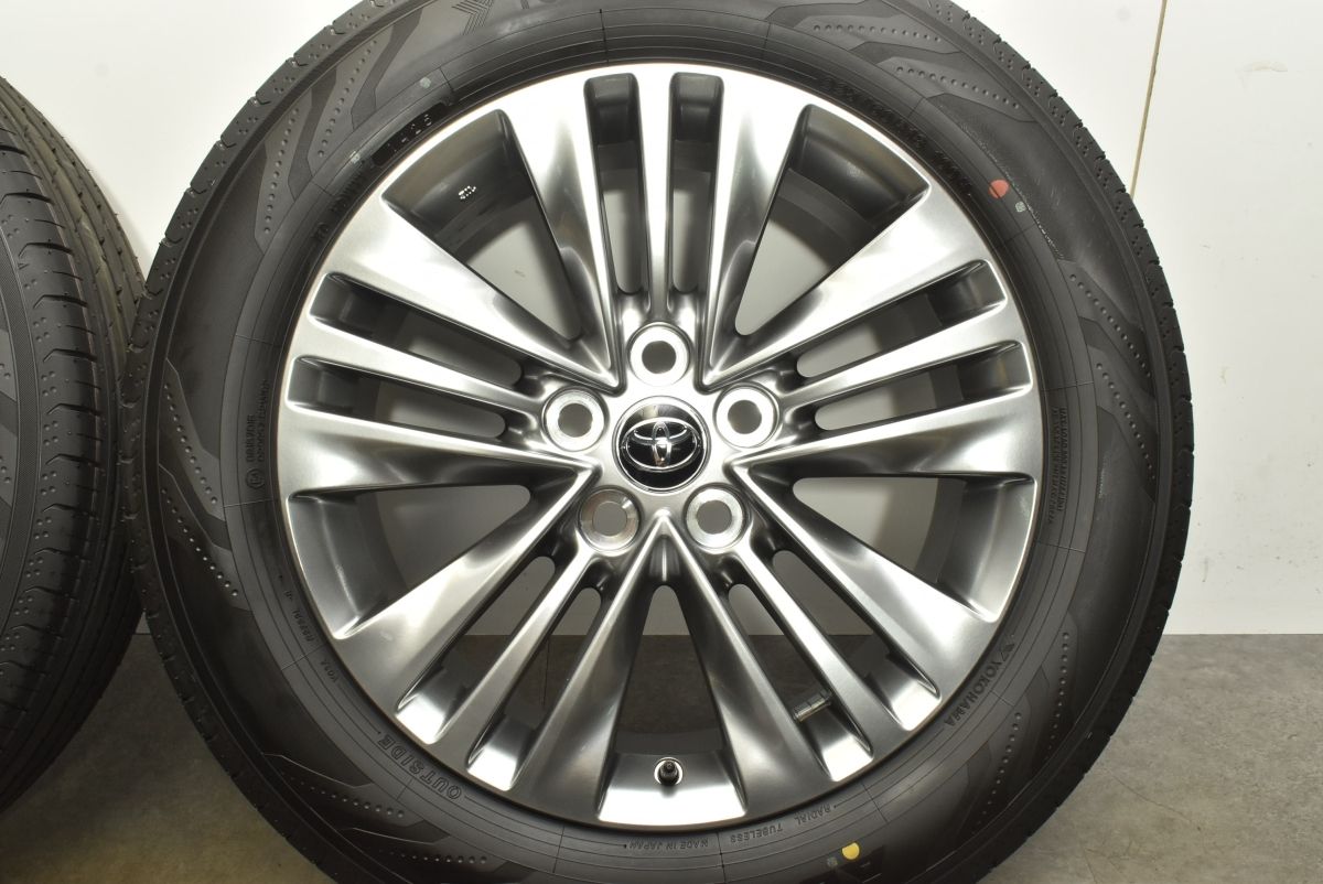 新車取外し！ヨコハマ アドバンV03 225/60R18 40アルファード 2025年製 新車外し品】トヨタ 40 アルファード 純正 18in 7J +40