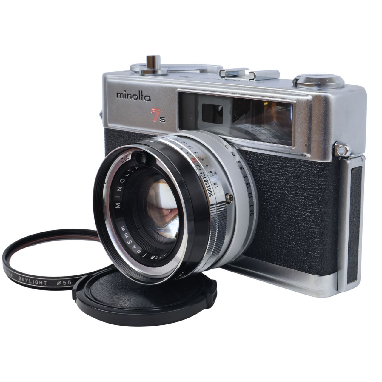 Minolta HI-Matic F ブラック レンジファインダーカメラ 整備済 【公式