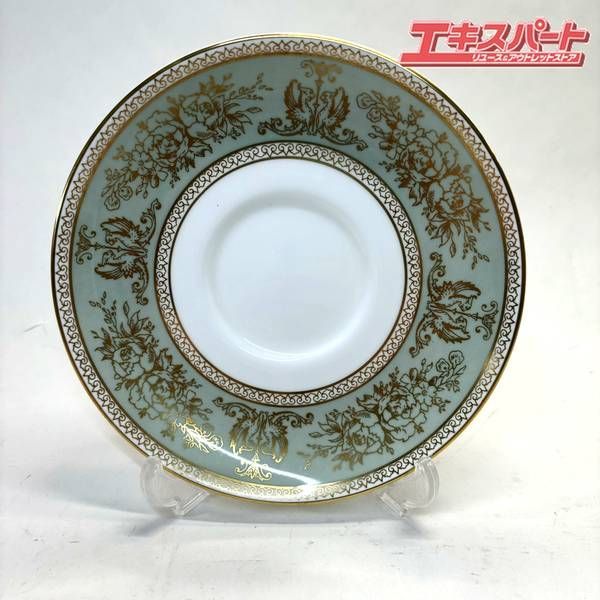  WEDGWOOD ウェッジウッド コロンビア セージ スープカップ ソーサー プレート トリオ ナプキンリング ラップ スープカップ 食器