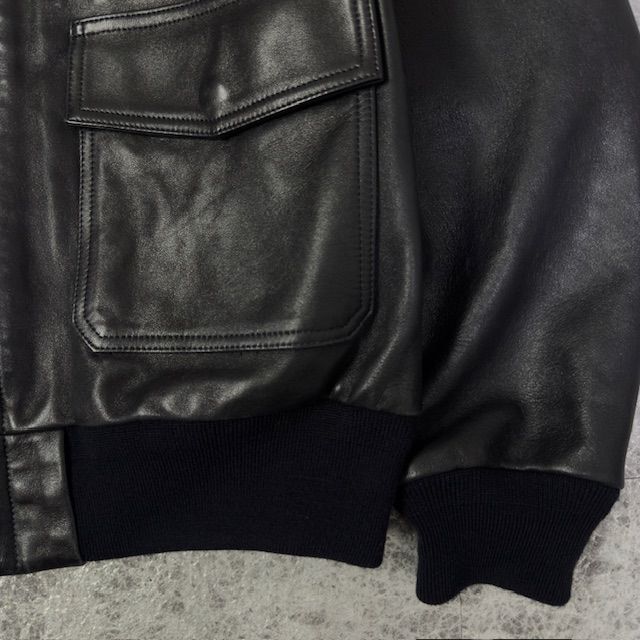 定価126,500円 LOEFF ロエフ A-2 ラムレザー フライトジャケット