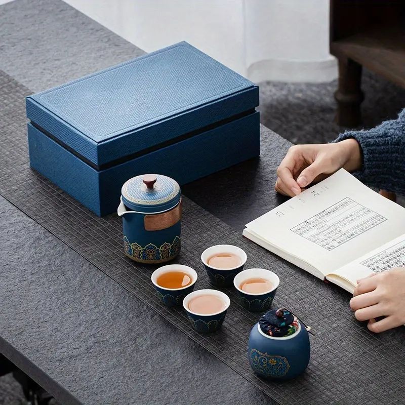 中国茶器 セット 　セラミックカンフーティーセット Amazon.co.jp: ティーセット茶道ホームセラミックカンフー