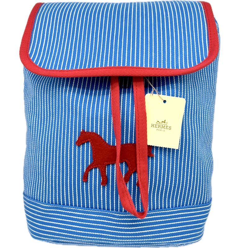 極美品】 エルメス Cavalcolor カヴァル カラー ポーチ ブルー ポーチ