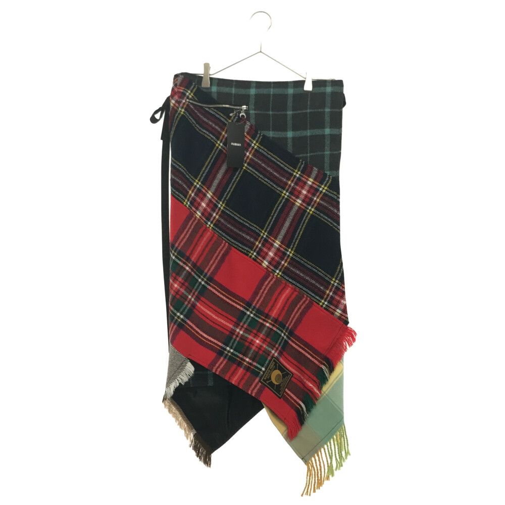 MARINE SERRE (マリーン セル) 22AW TARTANS WRAP SKIRT タータン