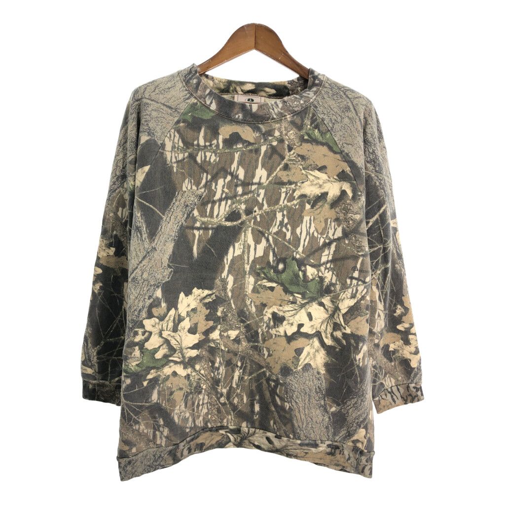 MOSSY OAK モッシーオーク リアルツリーカモ スウェット アウトドア (メンズ L相当) 中古 古着 S8360