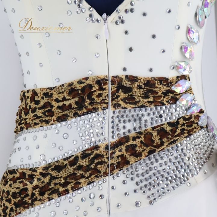 社交ダンス　競技ダンス　ワンピース　ホワイト　TID スタンダード 社交ダンス 競技ダンス ワンピース ホワイト TID スタンダード