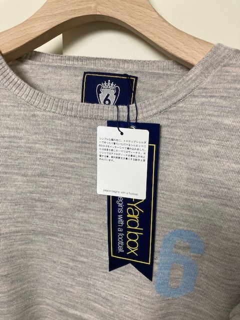 日本代表【新品】6ヤードボックス 6 Logo セーター ネイビー Ｓサイズ