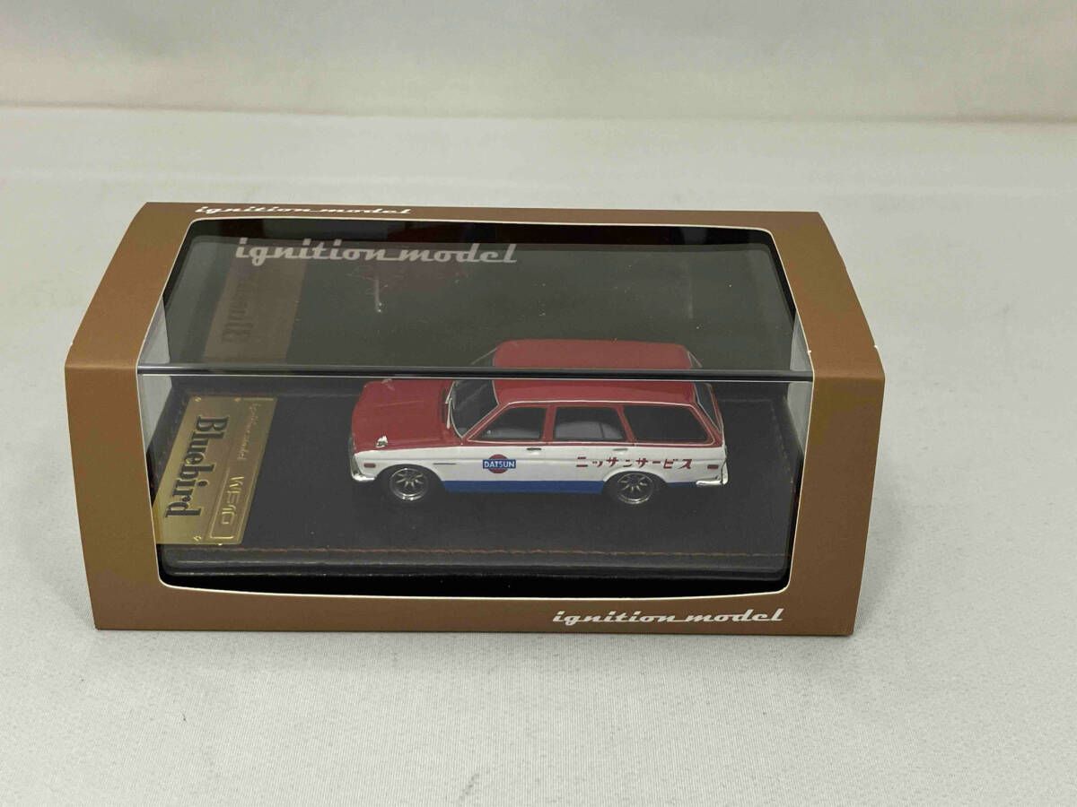 ignition model 1/64 Datsun Bluebird (510) Wagon Red/White/Blue