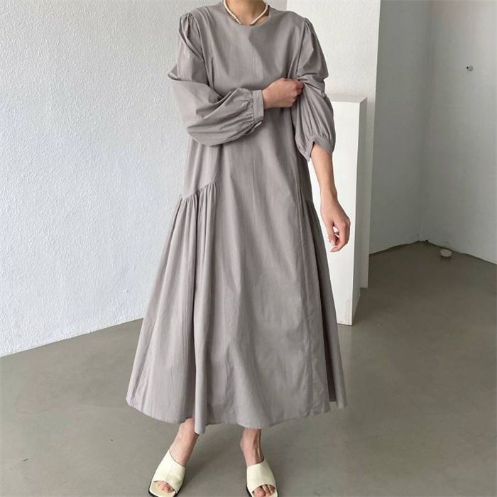 春秋 ロングワンピース