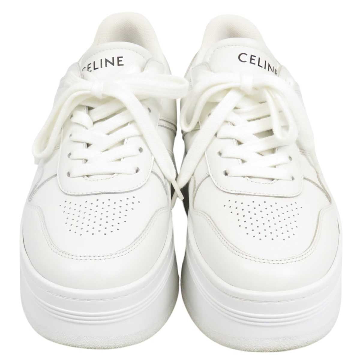CELINE BLOCK スニーカー CELINE - BLOCK SNEAKER WITH TRIOMPHE IN CALFSKIN - | CELINE